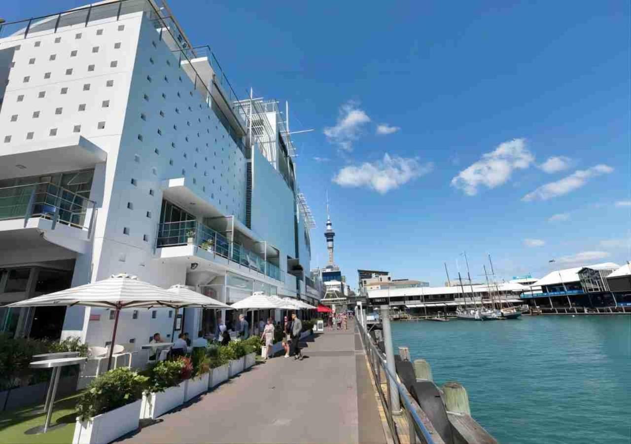 Waterfront Seaview Hotel Apartment - Same Building Block As Auckland Hilton Kültér fotó